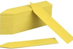 Plant Stake Labels 4" YELLOW 50pcs/pack