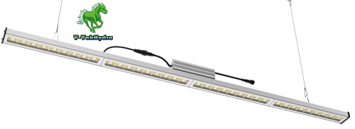 T-TekHydro Grow Tent 4 ft x 2 ft x 6 1/2 ft - LED Single BAR Grow Light - Kit - Image 3