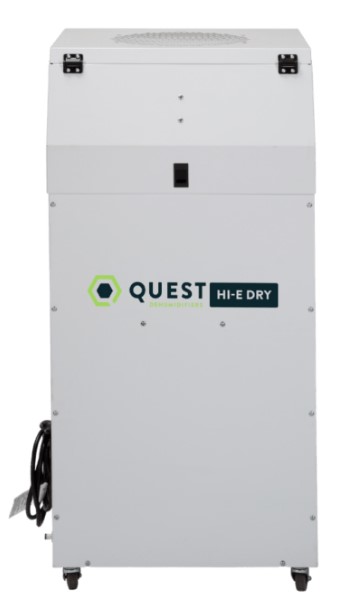 Quest HI-E Dry 195 Portable Dehumidifier - 115V