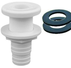 Thru-Hull 1-1/8"(1.125") White