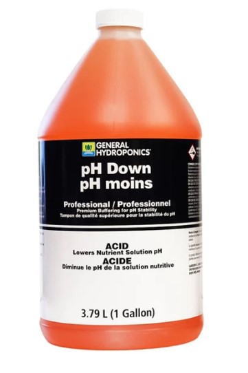 General Hydroponics® pH Down 1 Gallon Professional