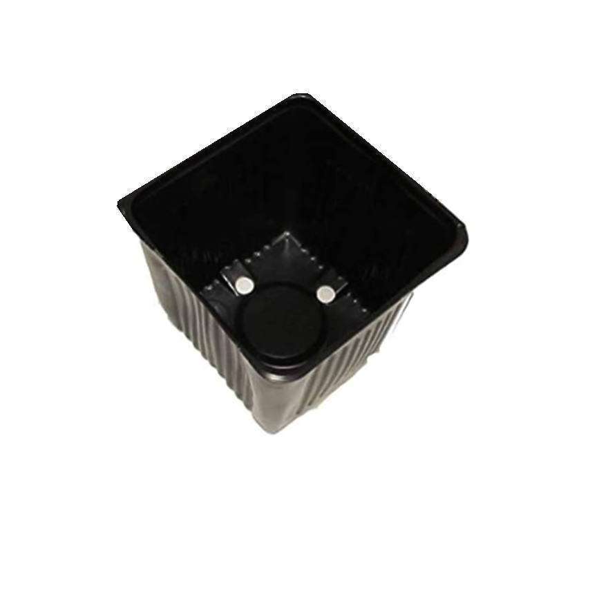 Light Plastic Pot 3.5" Square (3.5″ x 3.5″)